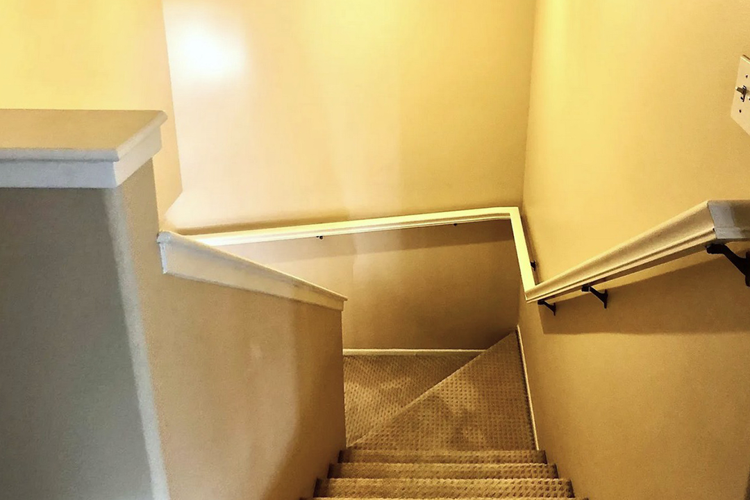 TO Before top of stairs