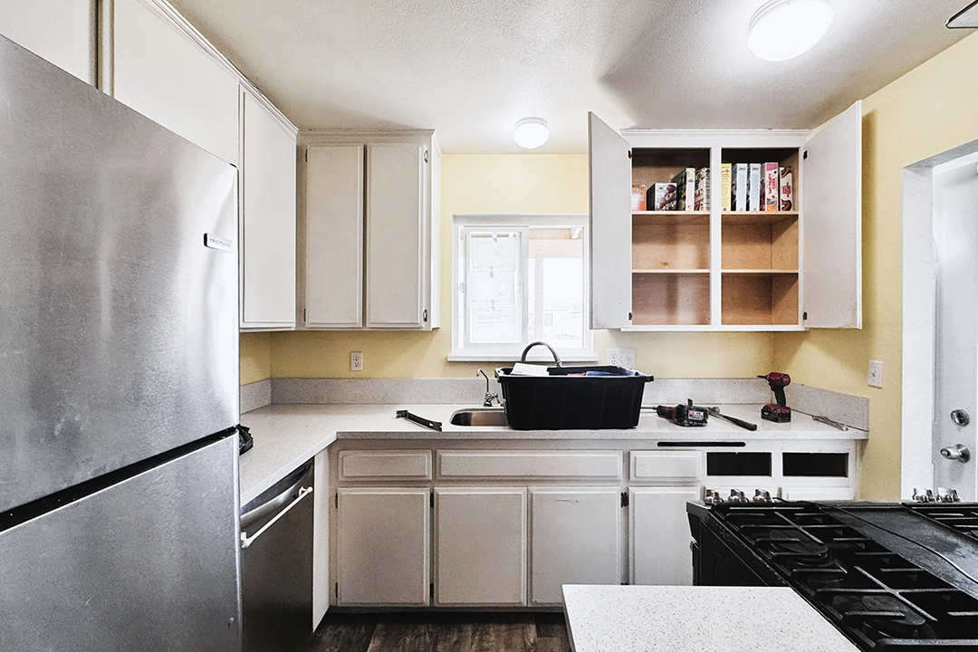 GR before sink wall